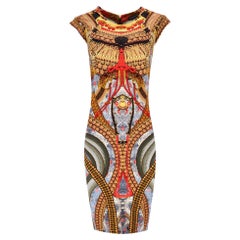 Alexander McQueen Samurai Printed Dress