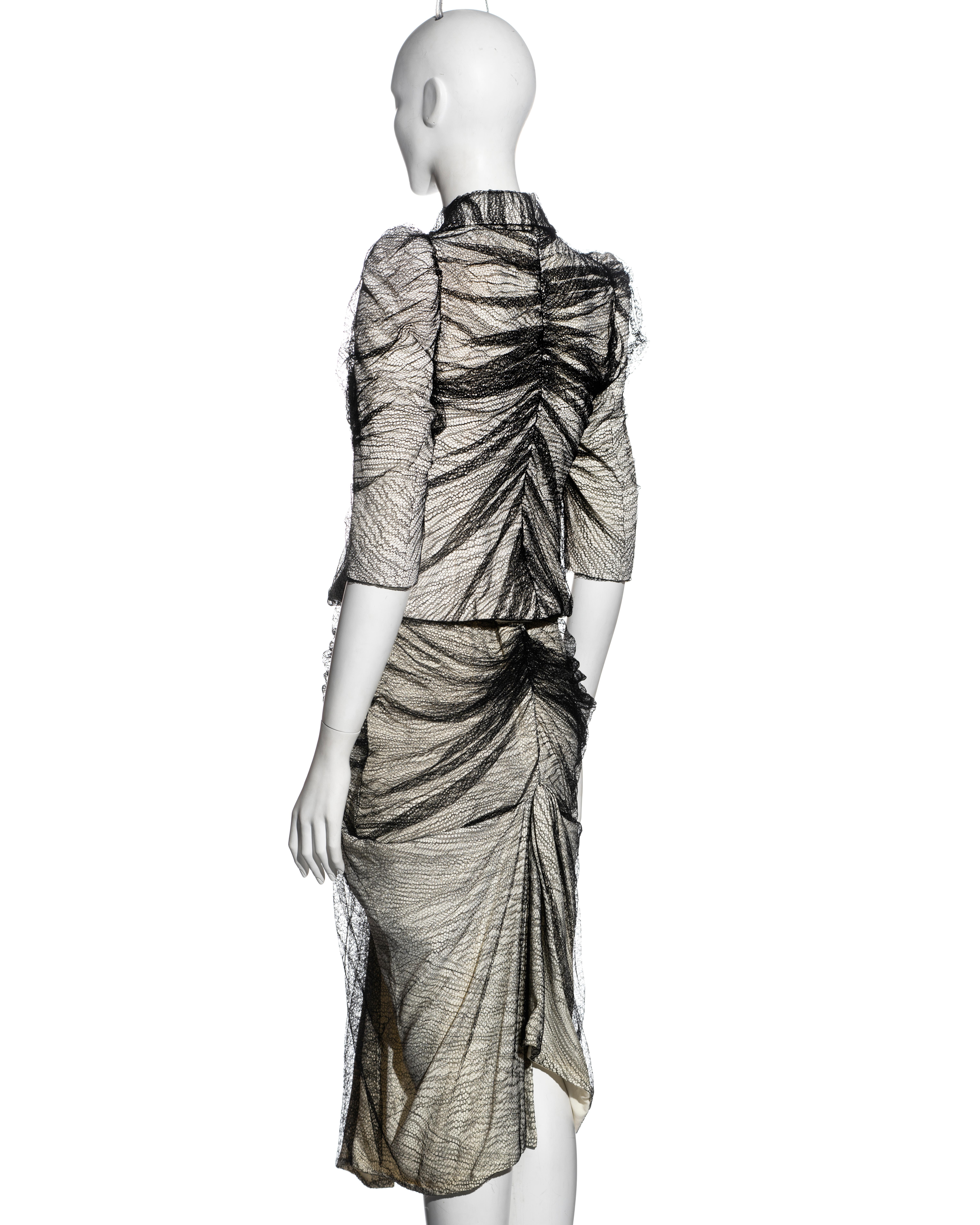 Alexander McQueen 'Sarabande' skirt suit, ss 2007 3
