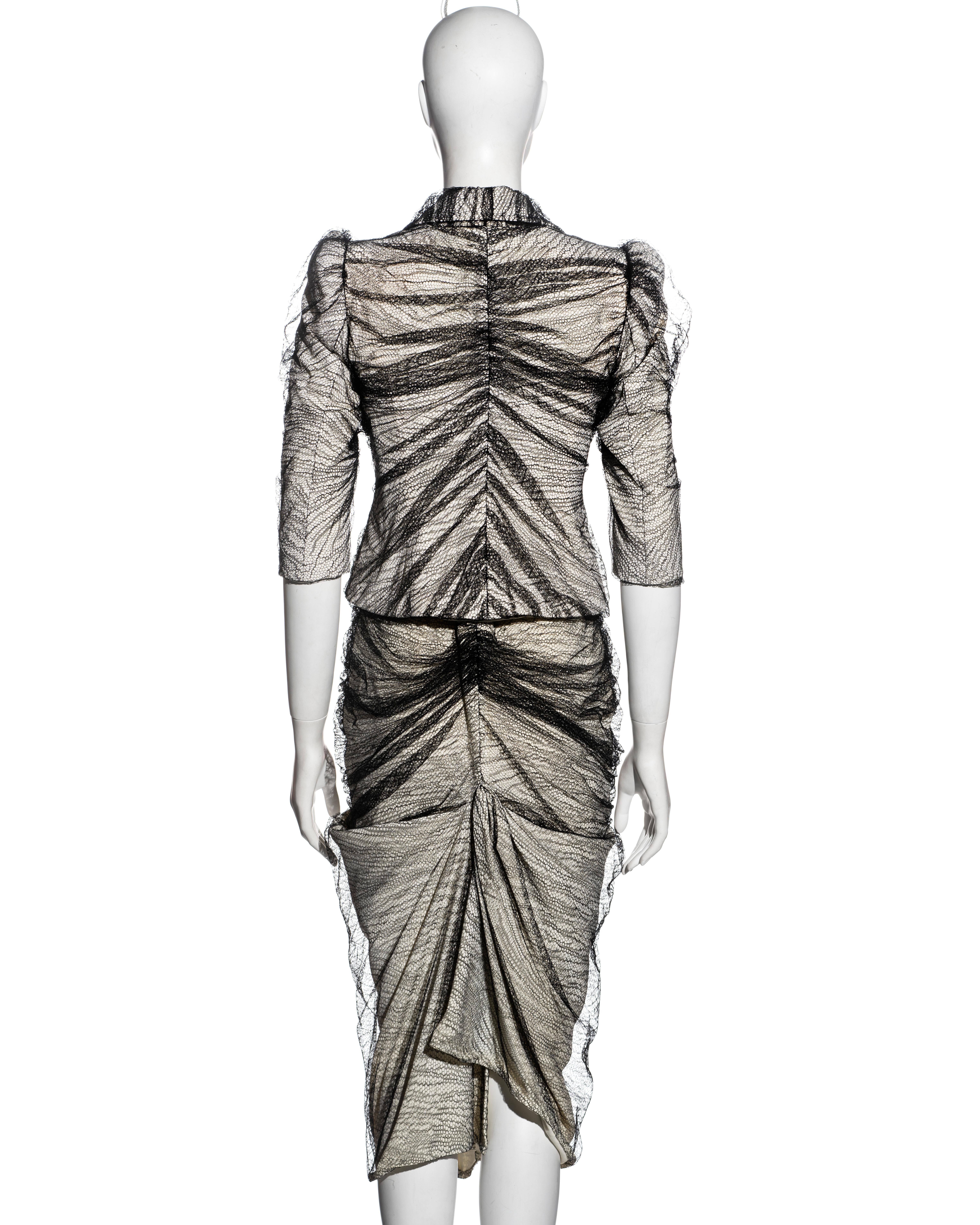 Alexander McQueen 'Sarabande' skirt suit, ss 2007 1