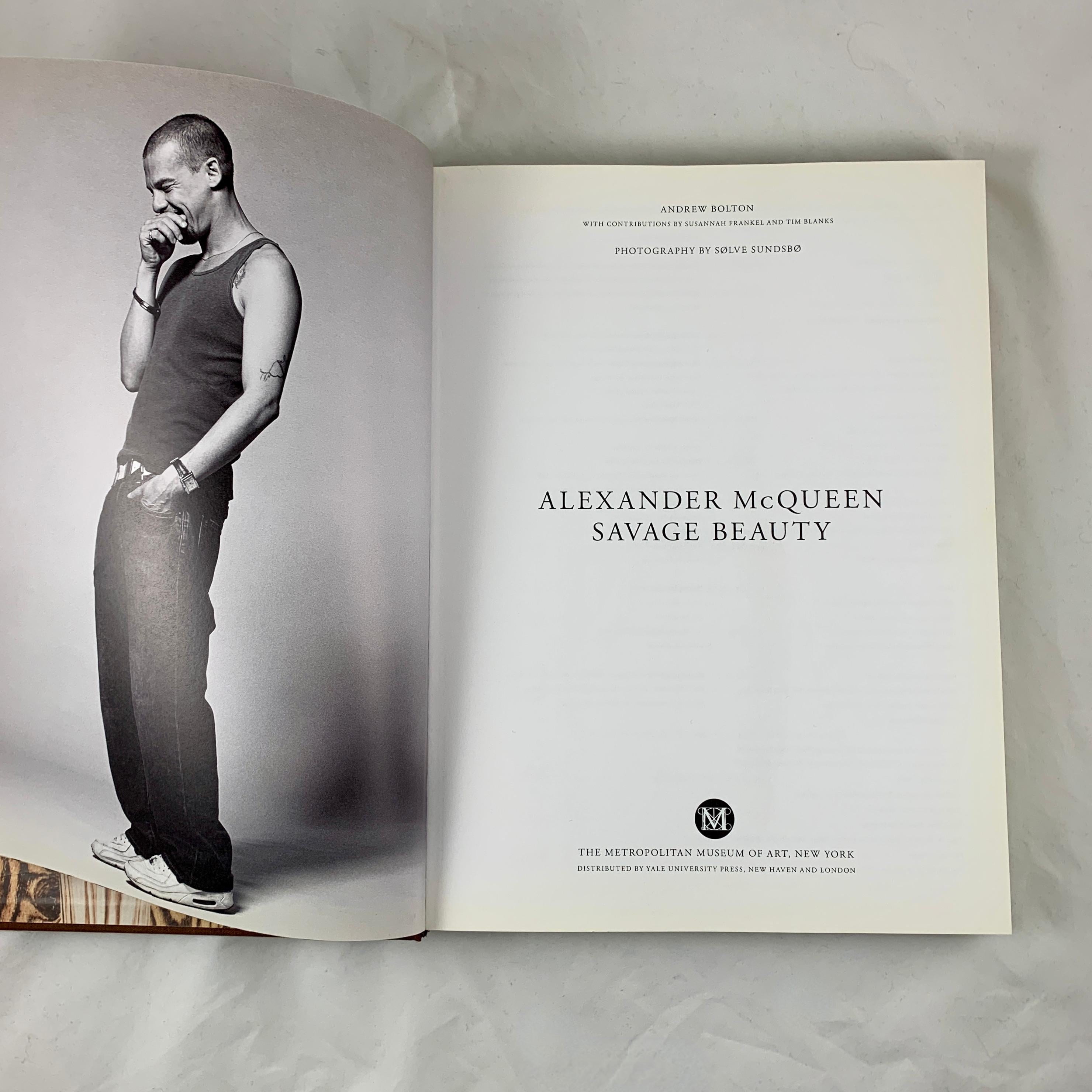 Machine-Made Alexander McQueen: Savage Beauty, Andrew Bolton MOMA Illustrated Hardcover Book