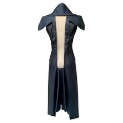 Alexander McQueen Savage Beauty Black Met Museum Coat/Dress S/S 1999 Size 42IT