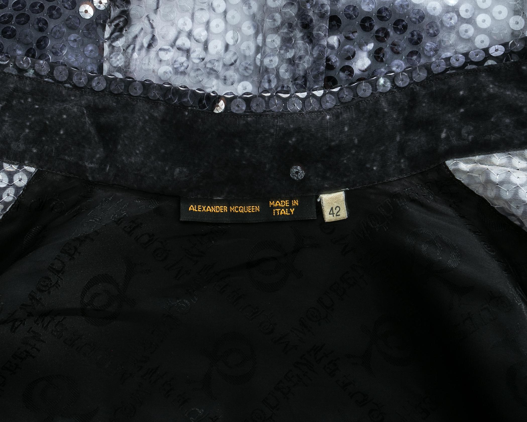 Alexander McQueen sequin 'Joan' blouse, A/W 1998 2