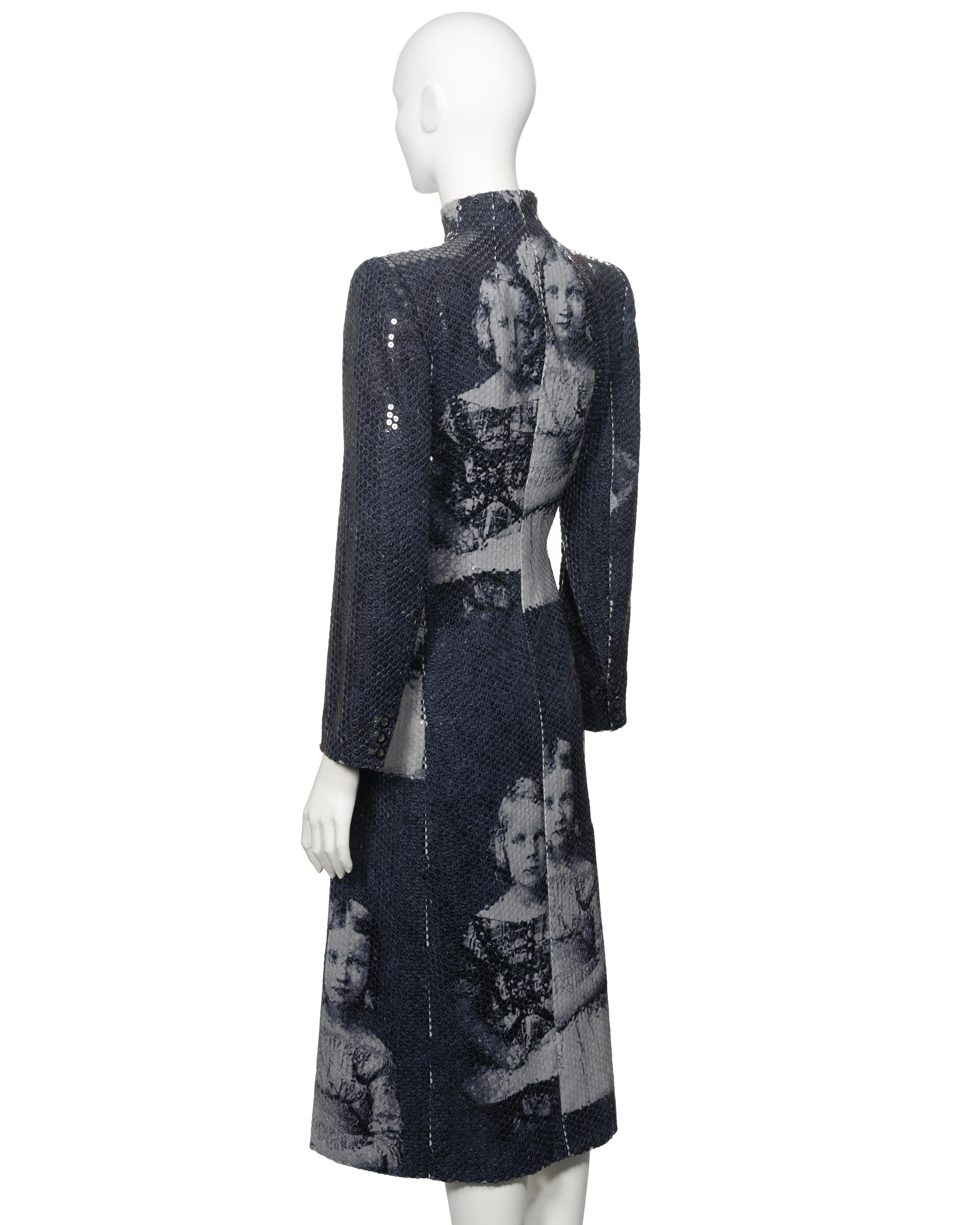 Alexander McQueen Sequin 'Joan' Evening Coat, fw 1998 For Sale 4