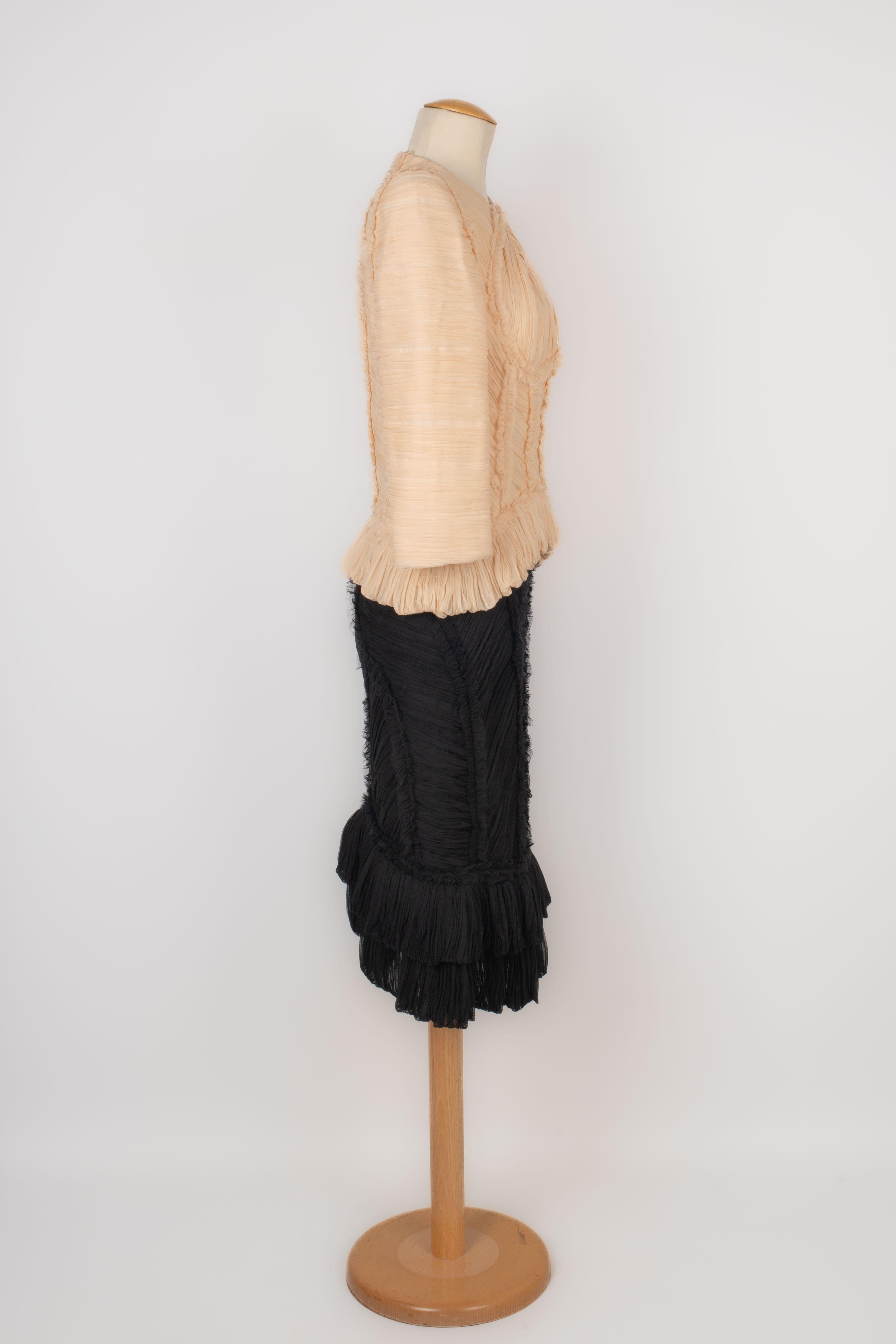 Beige Alexander McQueen set 2012