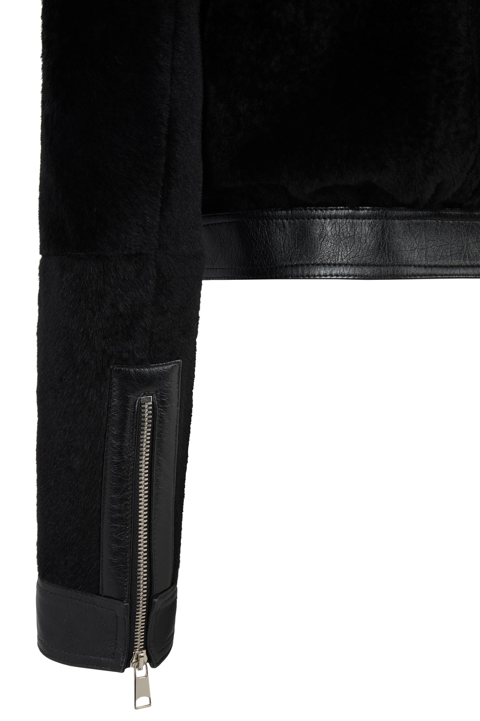 Alexander McQueen - Giacca Biker in Pelle Shearling In condizioni ottime in vendita a London, GB