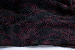 Alexander McQueen, sheer skull printed scarf