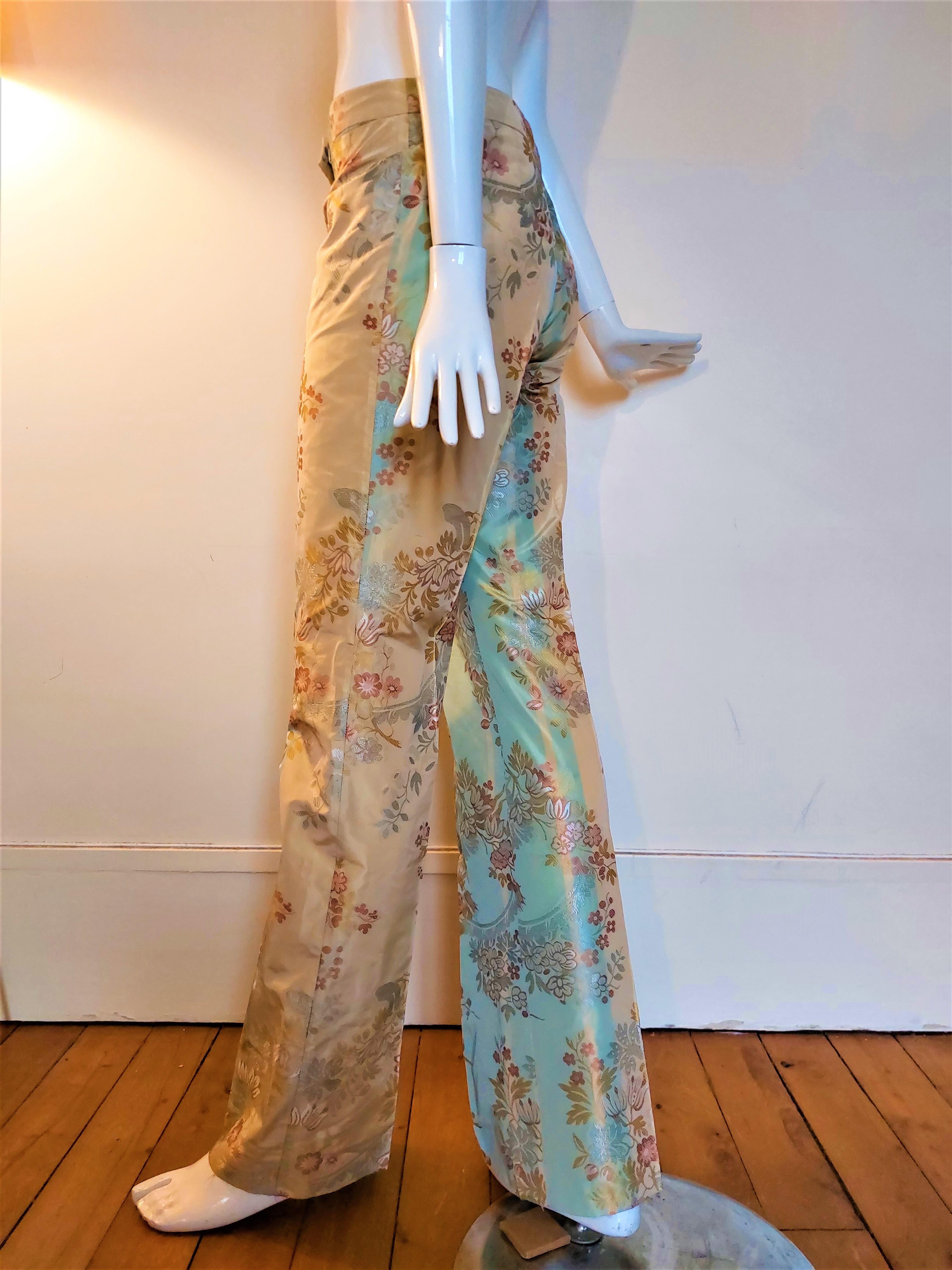 Alexander Mcqueen - Costume pantalon de pirate en brocart de soie « Shipwreck », années 2000 en vente 15