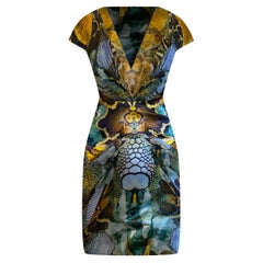 ALEXANDER MCQUEEN SIKL BUTTERFLY Dress EU 38