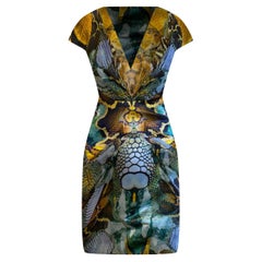 ALEXANDER MCQUEEN SIKL BUTTERFLY Dress EU 38