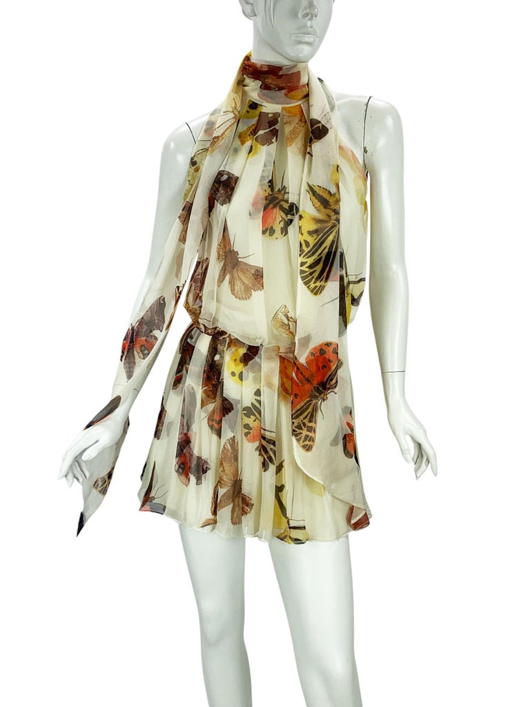 butterfly print halter dress She Was A Butterfly Halter Mesh Mini Dress - MultiColor