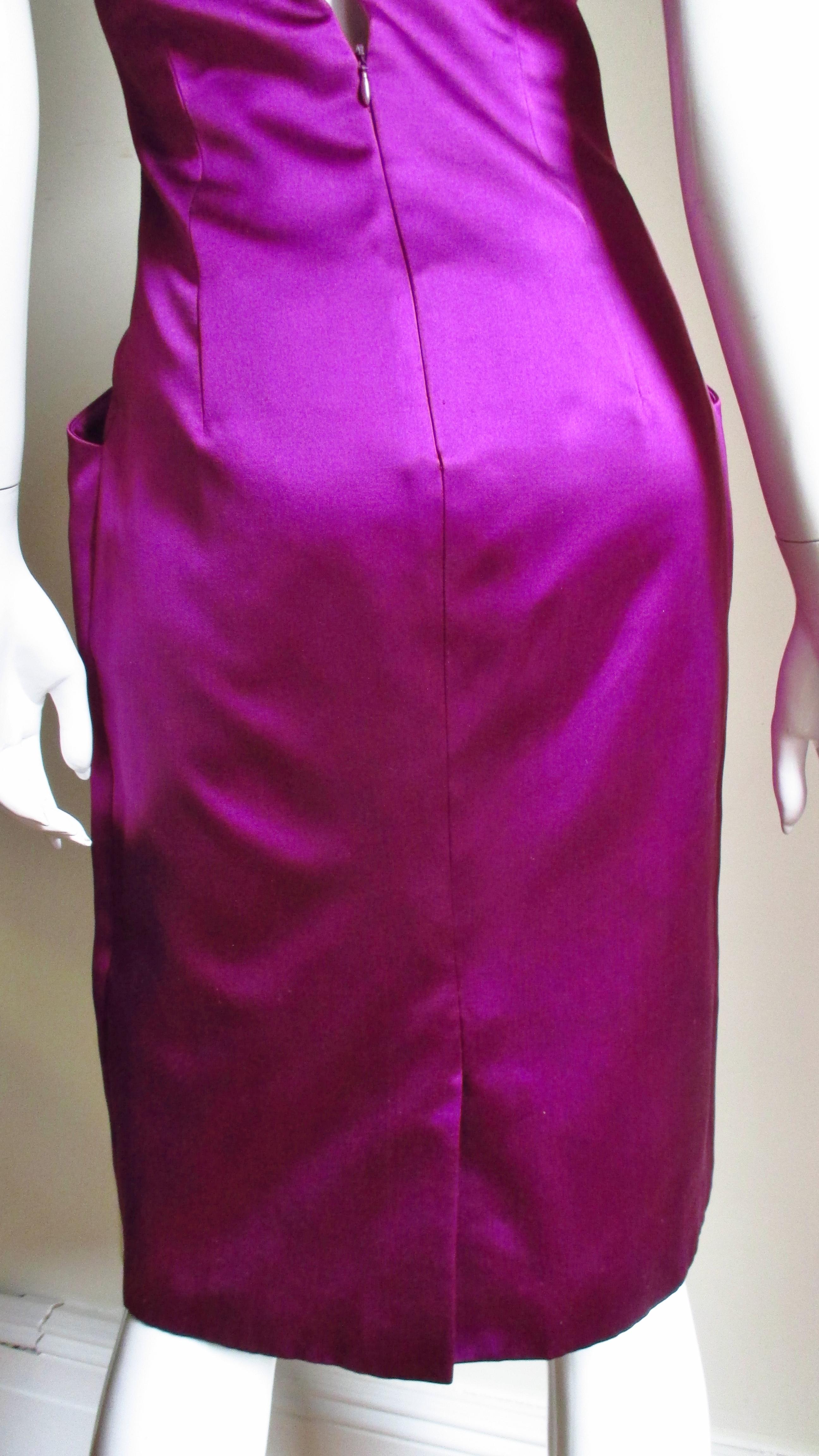 Alexander McQueen New Silk Backless Dress S/S 2008 For Sale 5