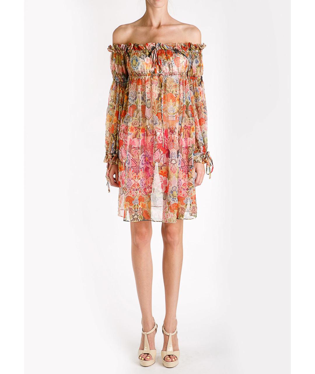 Alexander McQueen 

This model is a tunic dress made of flying fabric. 
Crafted in vibrant summer colors and great for hot weather thanks to its off-the-shoulder

Size: IT 44 - US 10
Size: IT 46 - US 12
Size: IT 48 - US 14




 

Brand new, with