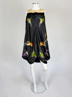 Alexander McQueen Silk Hummingbird Dress, 2008