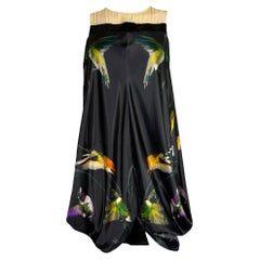 Alexander McQueen Silk Hummingbird Dress, 2008