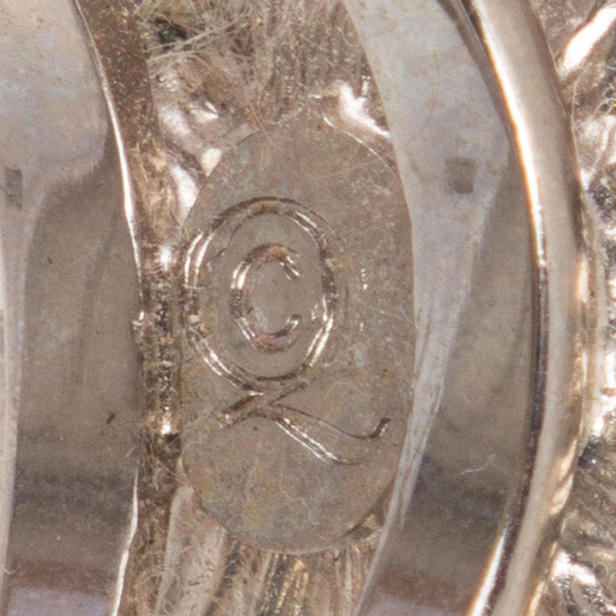 Women's or Men's ALEXANDER MCQUEEN silver-tone brass FLOWER Ring 6.5