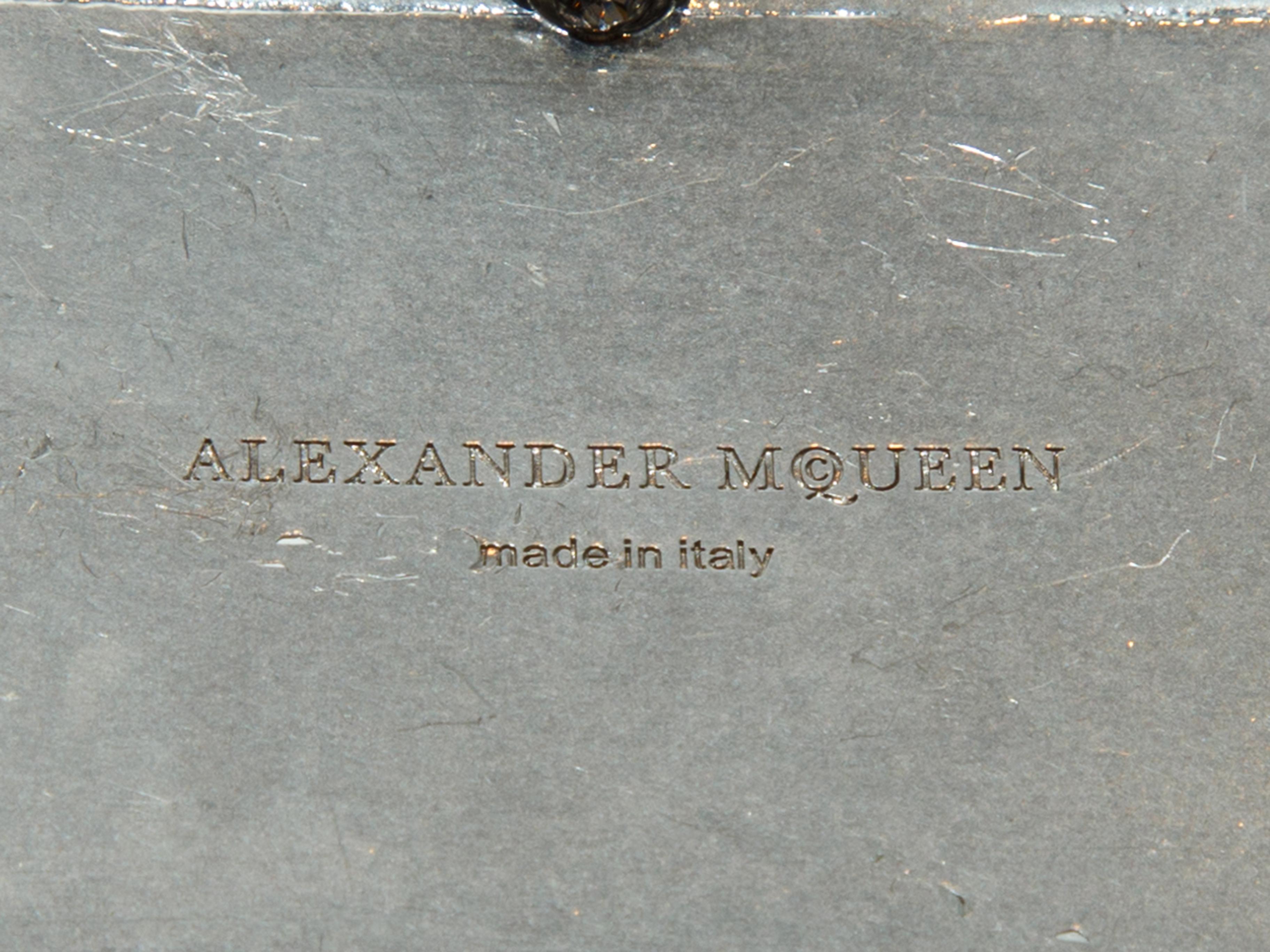 Women's Alexander McQueen Silver-Tone Mirror Pendant Necklace