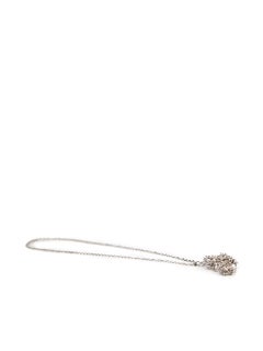 Alexander McQueen Silber getönte Totenkopf-Halskette