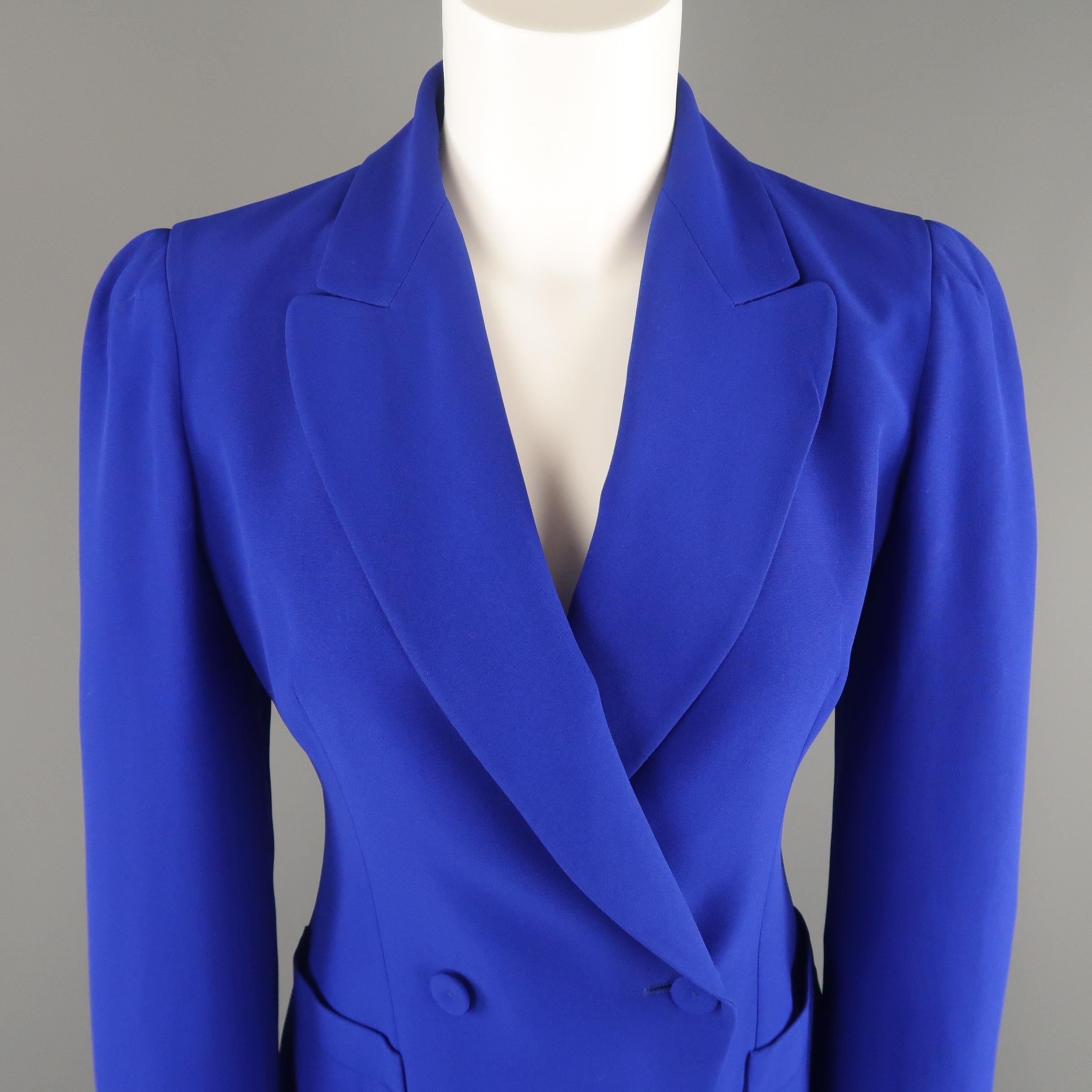 alexander mcqueen blue jacket