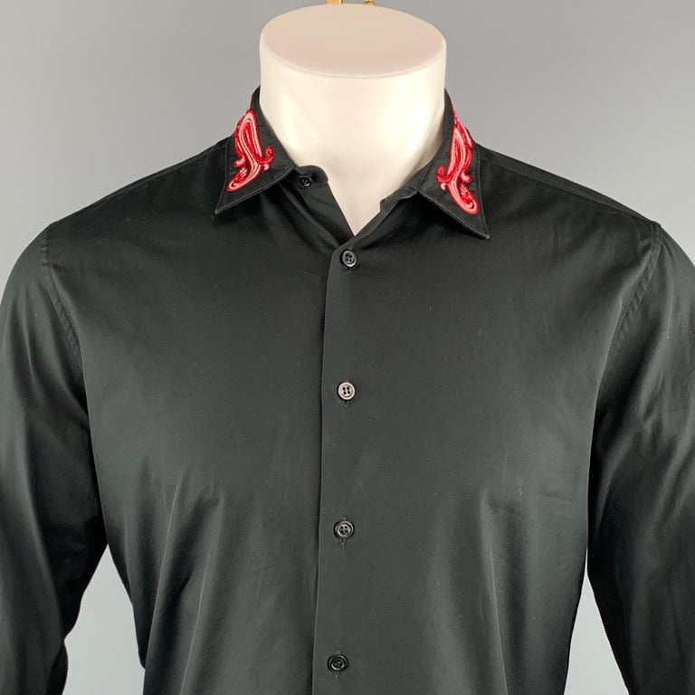 alexander mcqueen black shirt price