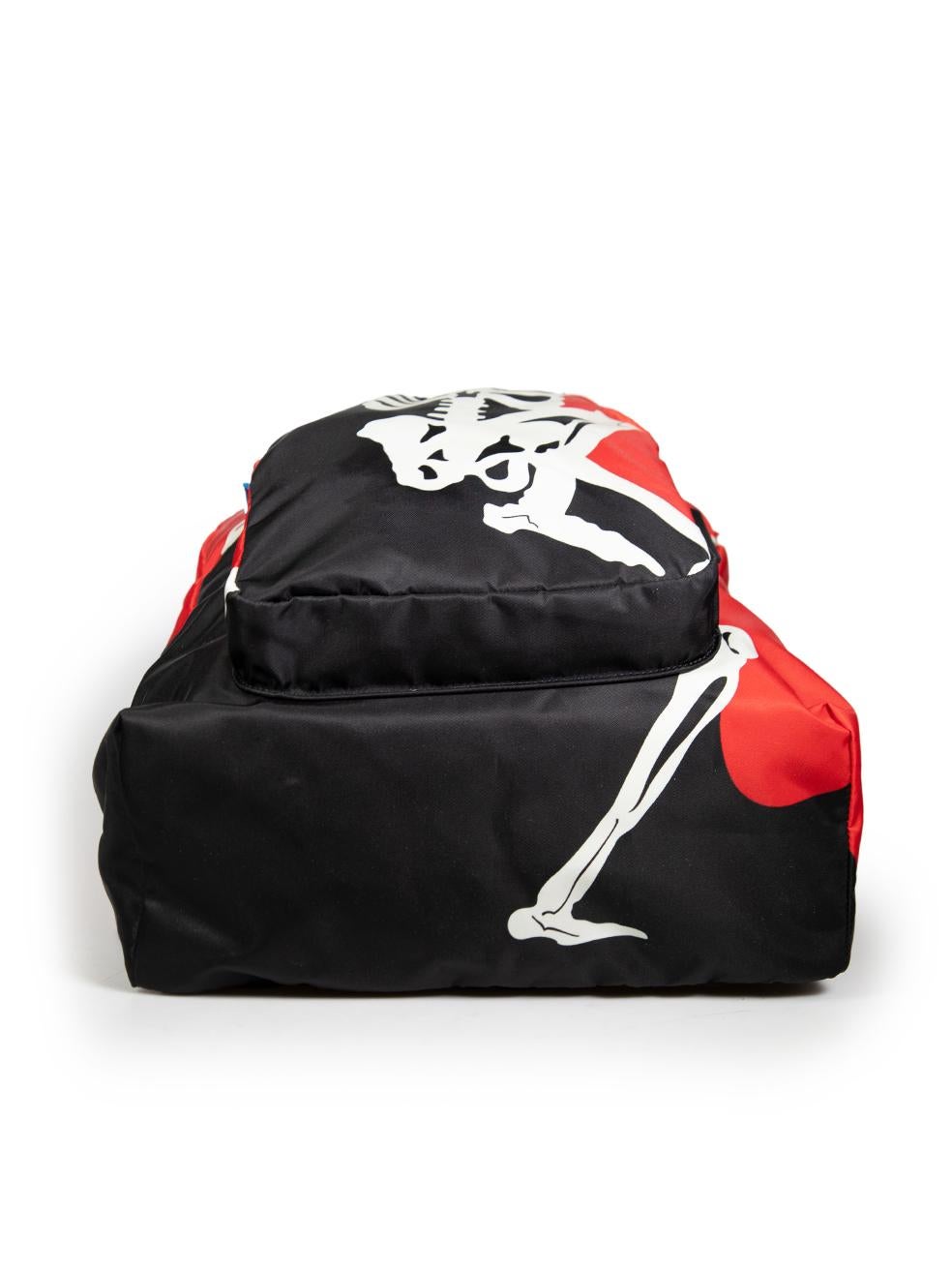 Alexander McQueen Skeleton Print Backpack In New Condition In London, GB