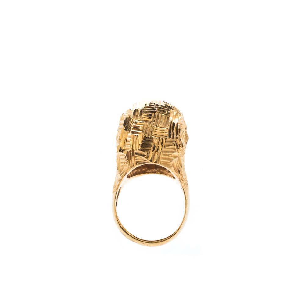 alexander mcqueen gold ring