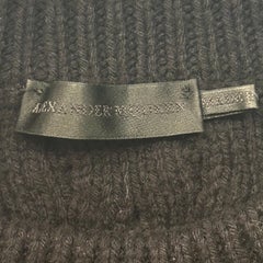 Alexander McQueen Skull Motif Fisherman Cable Jumper Black size L Wool Cashmere