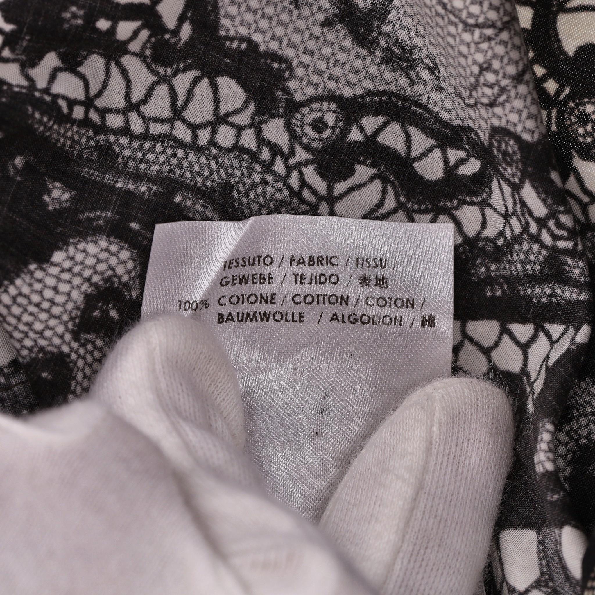 Alexander McQueen Skull Print Cotton Shirt 3