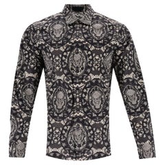 Alexander McQueen Skull Print Cotton Shirt