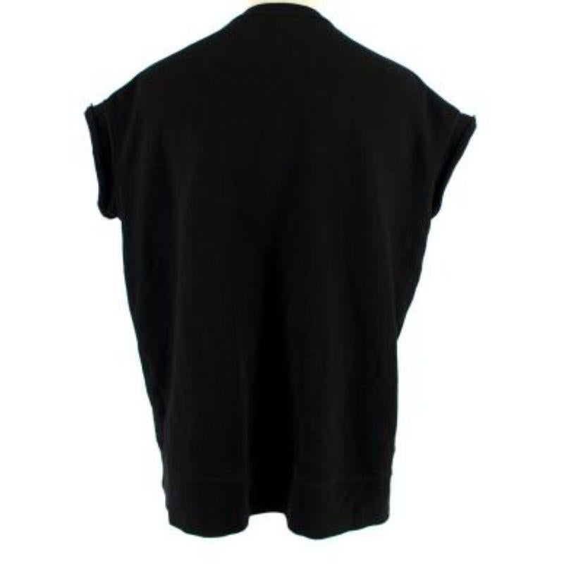 Women's Alexander McQueen Sleeveless Black & Red Skeleton Sweatshirt For Sale
