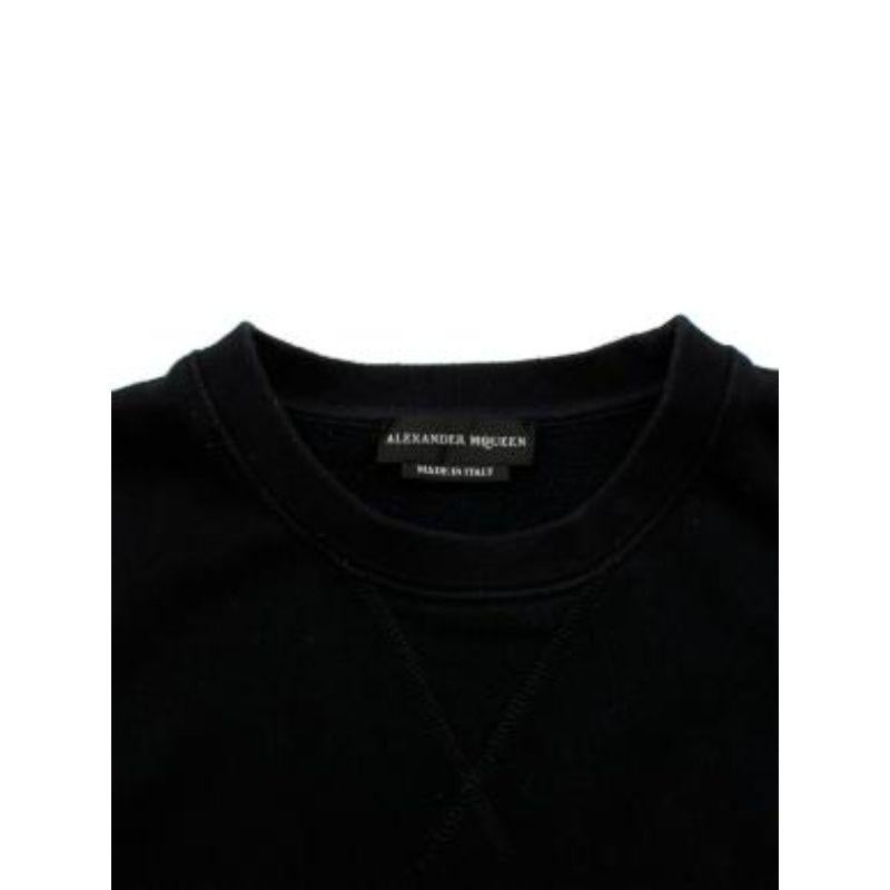 Alexander McQueen Sleeveless Black & Red Skeleton Sweatshirt For Sale 2