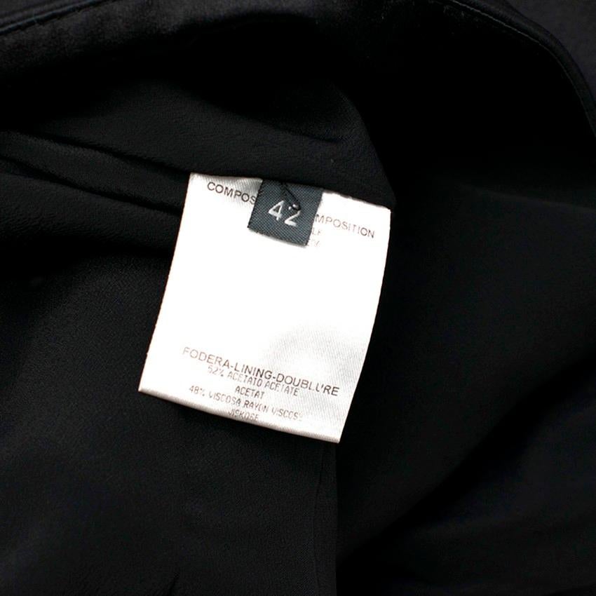Alexander McQueen Sleeveless Black Satin Dress - Size US 6 For Sale 4