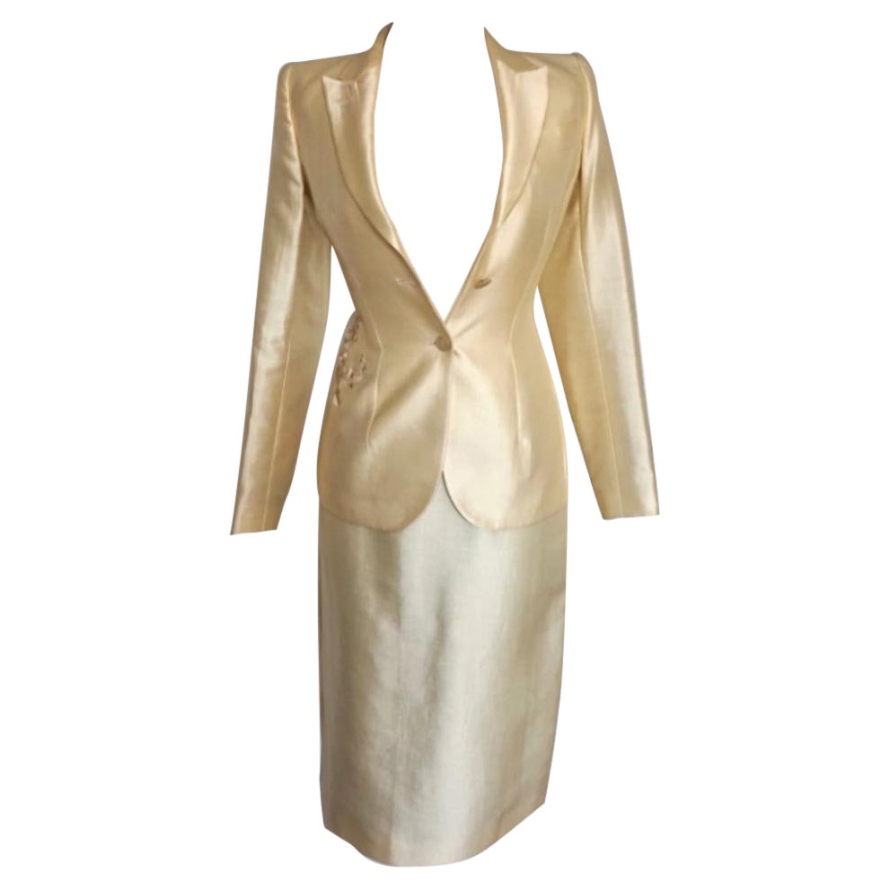 Traje con falda Alexander McQueen Primavera 1999 (Look 52)