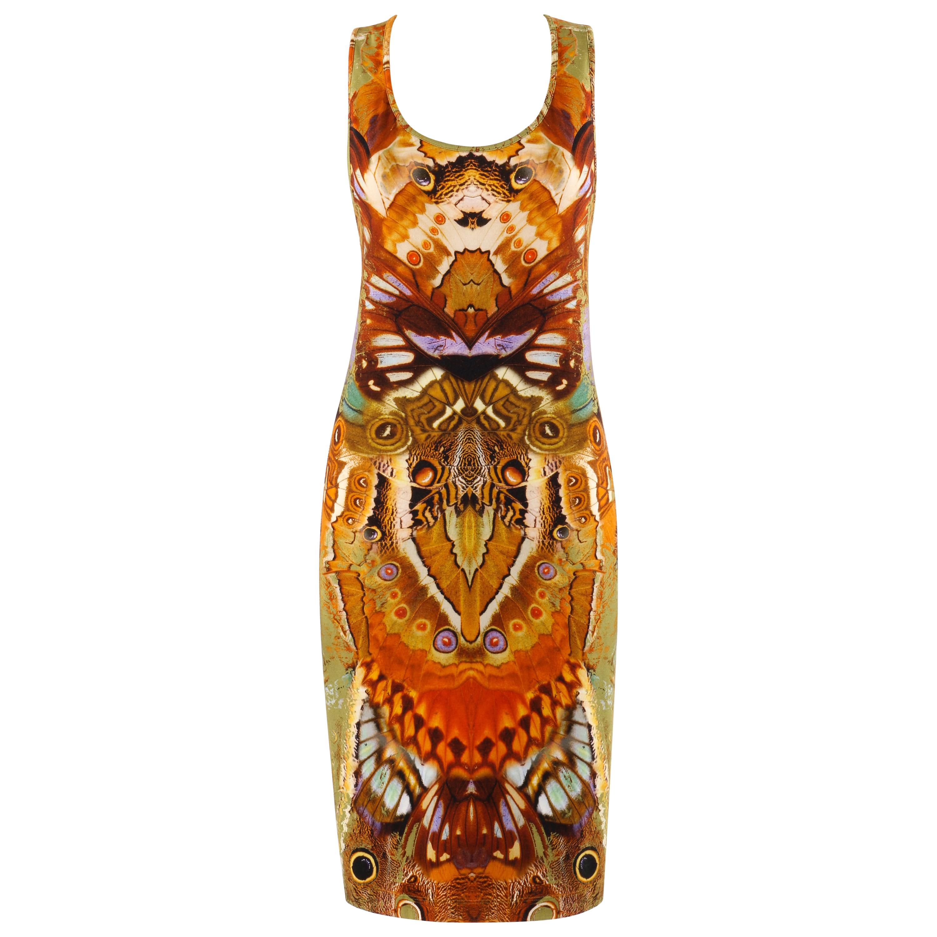 ALEXANDER McQUEEN Spring 2010 "Plato's Atlantis" Moth Camouflage Tank Dress 44