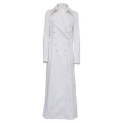 ALEXANDER MCQUEEN SS 00 Rare double breast long coat