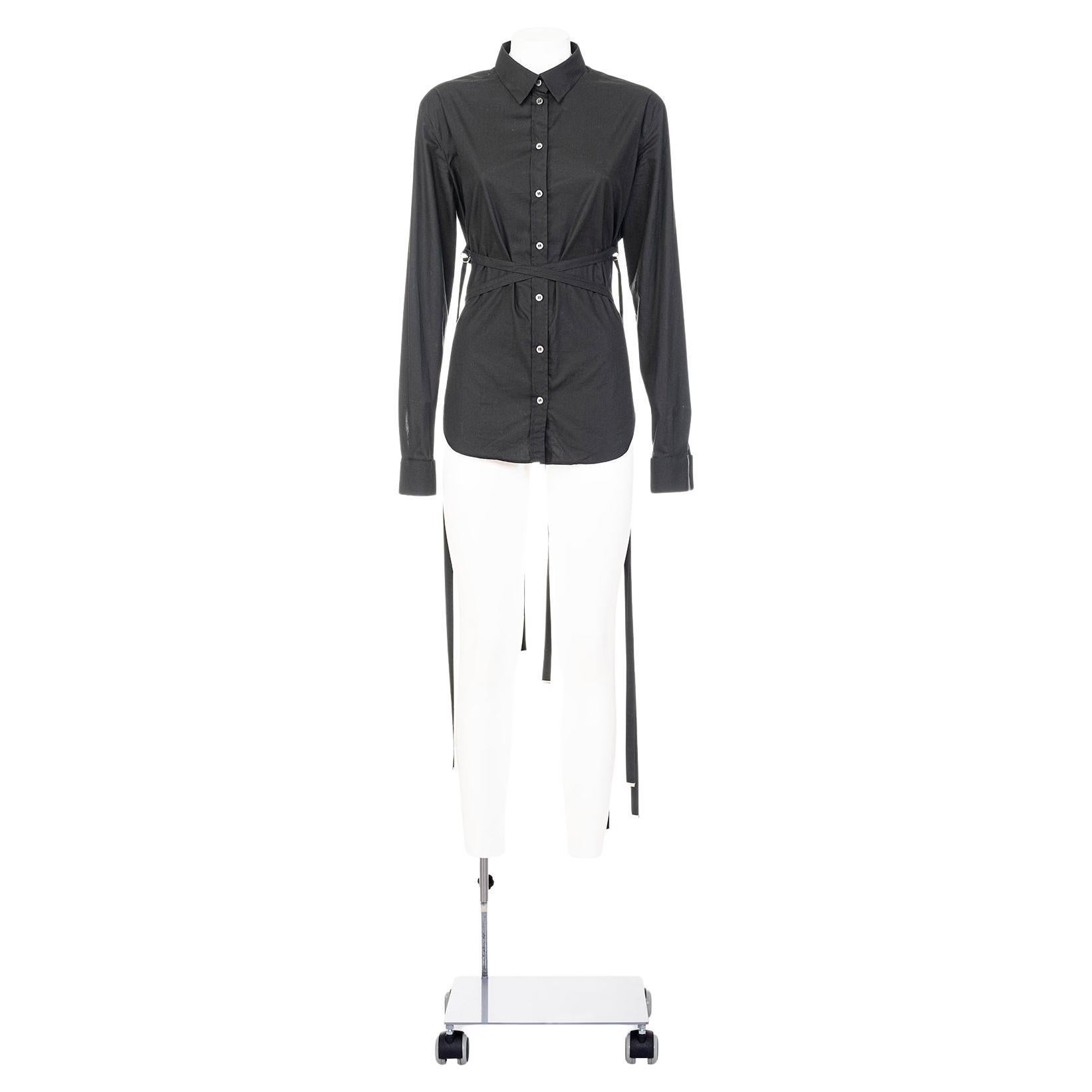 ALEXANDER MCQUEEN SS 02 Camisa larga icónica con cordones