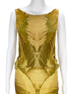 Alexander McQueen SS 2010 Plato's Atlantis Collection Stretch Open Back Dress 40