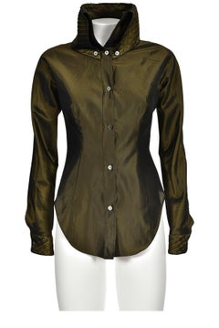 ALEXANDER MCQUEEN SS 97 Iridescent Taffeta Suit