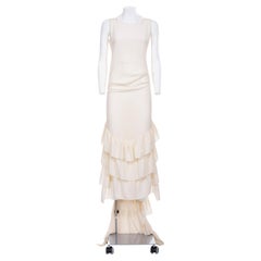 ALEXANDER MCQUEEN SS 99 Rare Long Silk Dress