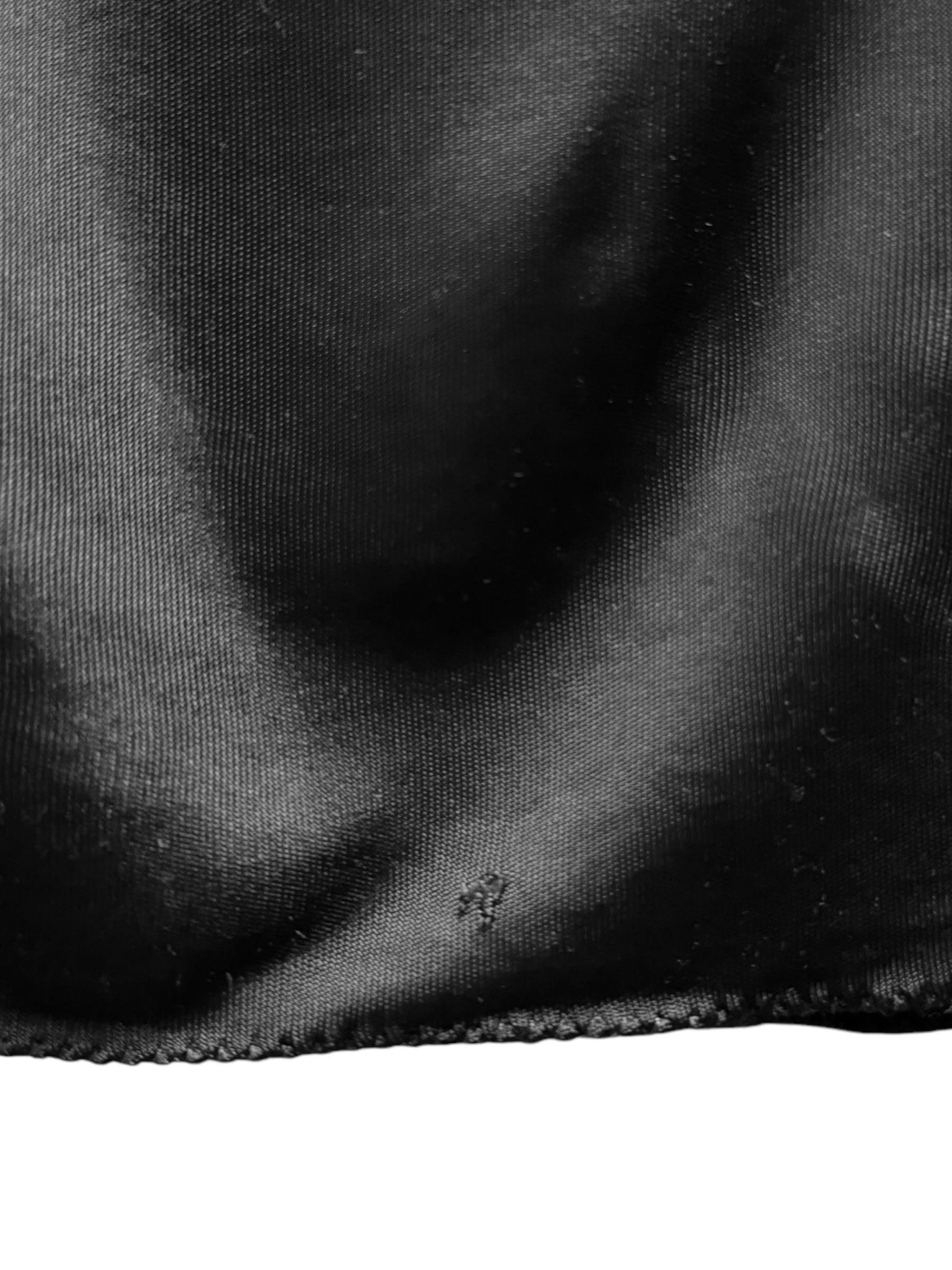 ALEXANDER MCQUEEN ss1996 «THE HUNGER» BLACK RUCHED SLEEVES DRAPED DRESS 8