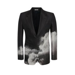 Alexander McQueen Sportjacke aus Wolle mit „Storm Cloud“-Print