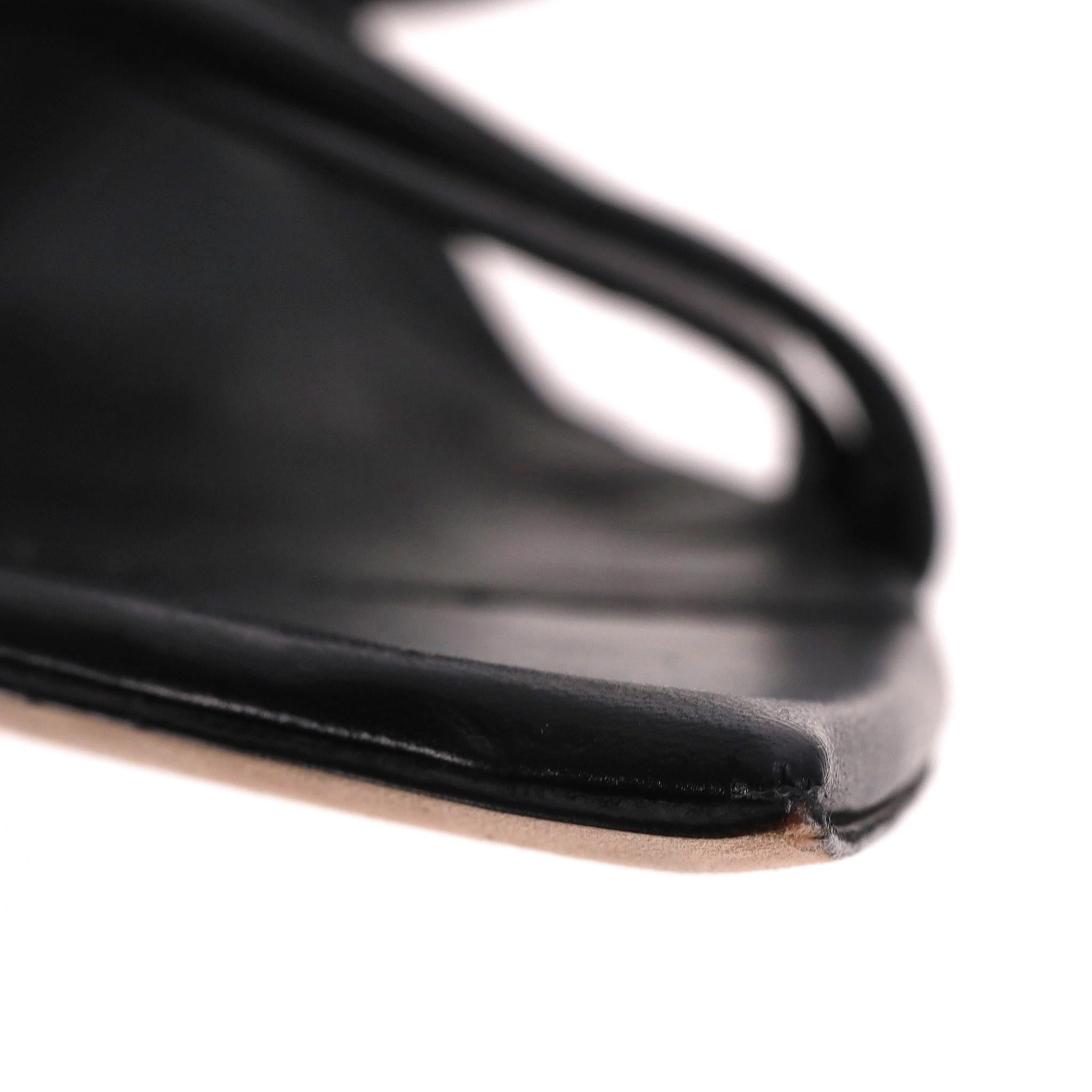 Alexander McQueen - Sandales à lanières en cuir en vente 2