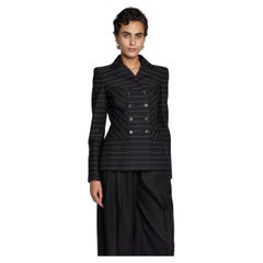 Alexander McQueen Striped Jacket 00s