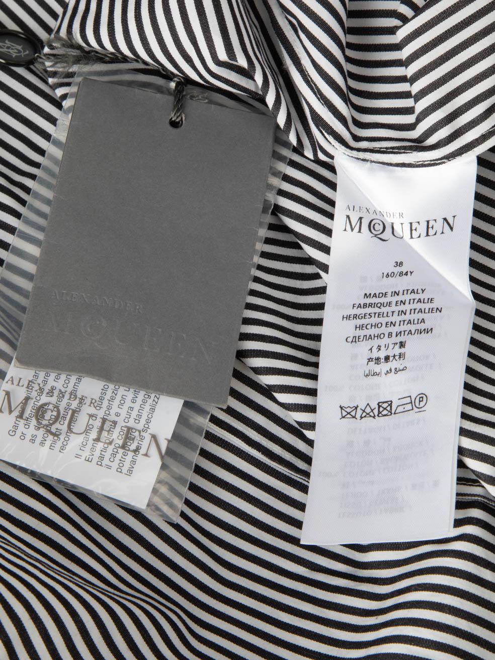Alexander McQueen, chemisier rayé à points rouges, taille XS en vente 2