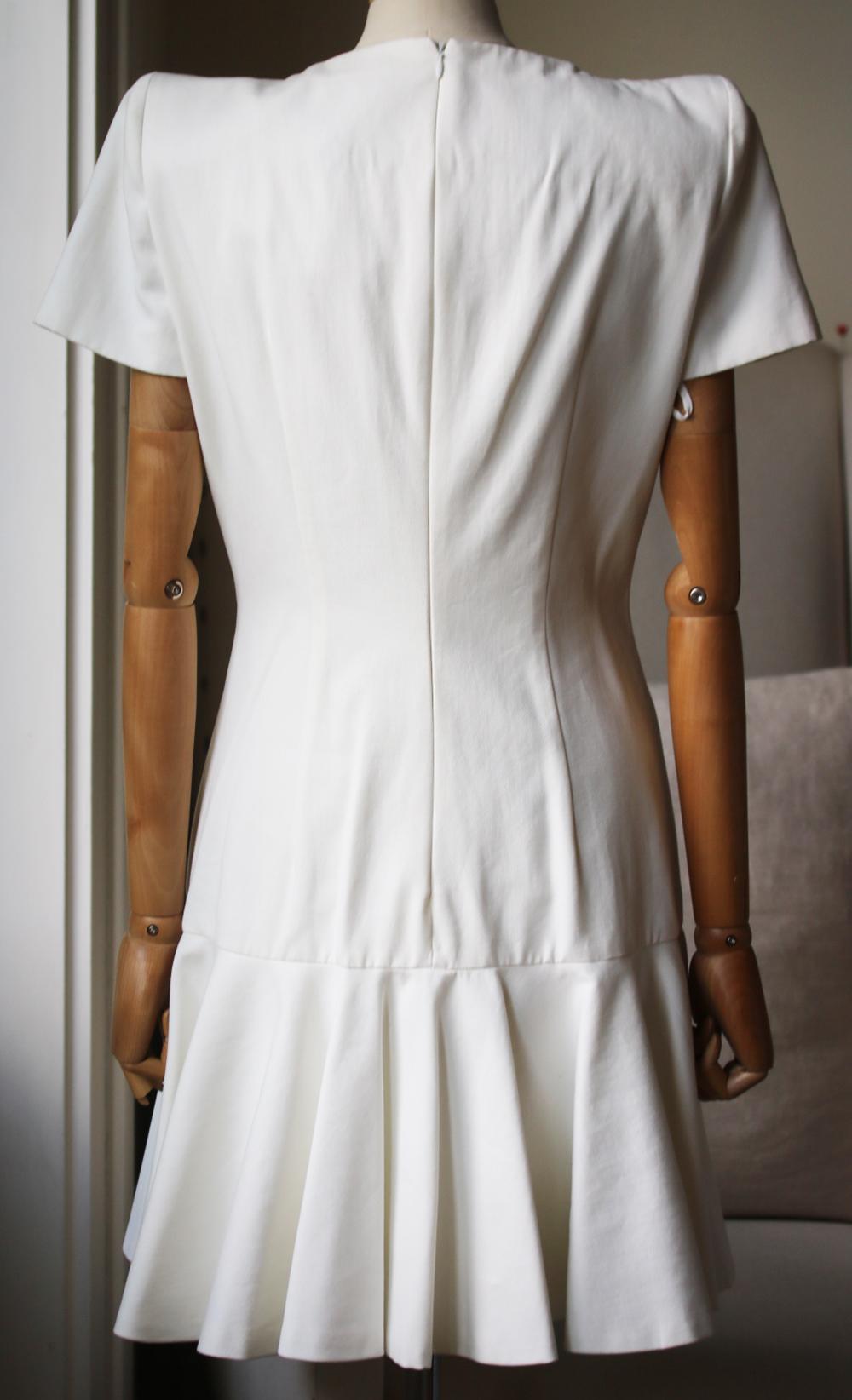 structured shoulder dress