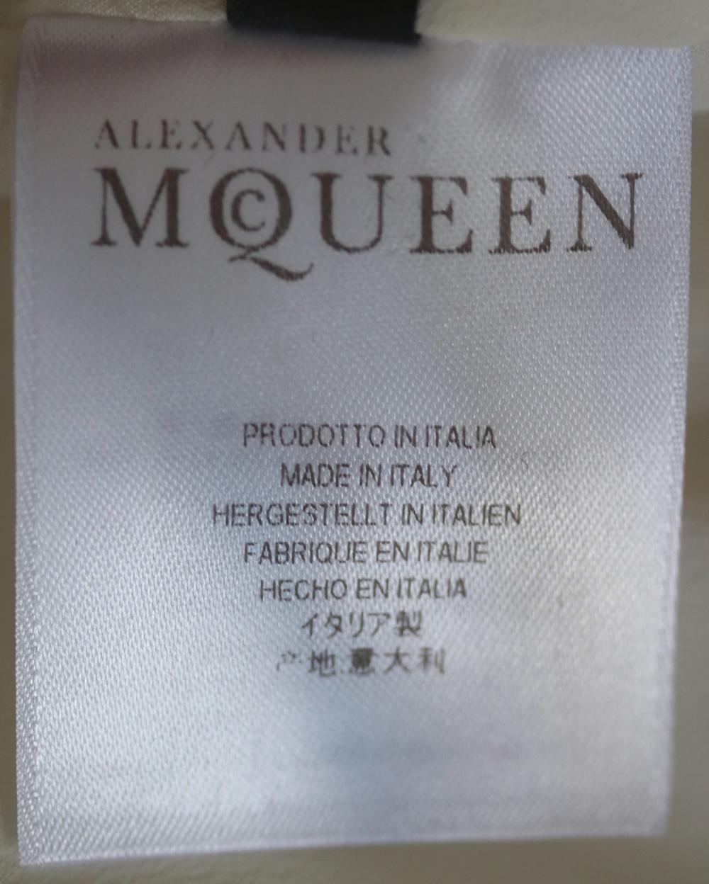 Alexander McQueen Structured-Shoulder Crepe Dress  In New Condition In London, GB