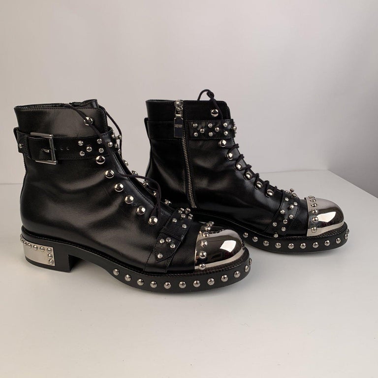studded alexander mcqueen boots