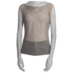 Retro 1990'S Alexander Mcqueen Attributed Chainmail Top