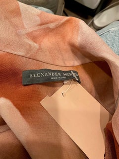 Alexander McQueen Tan and Brown Print Blouse