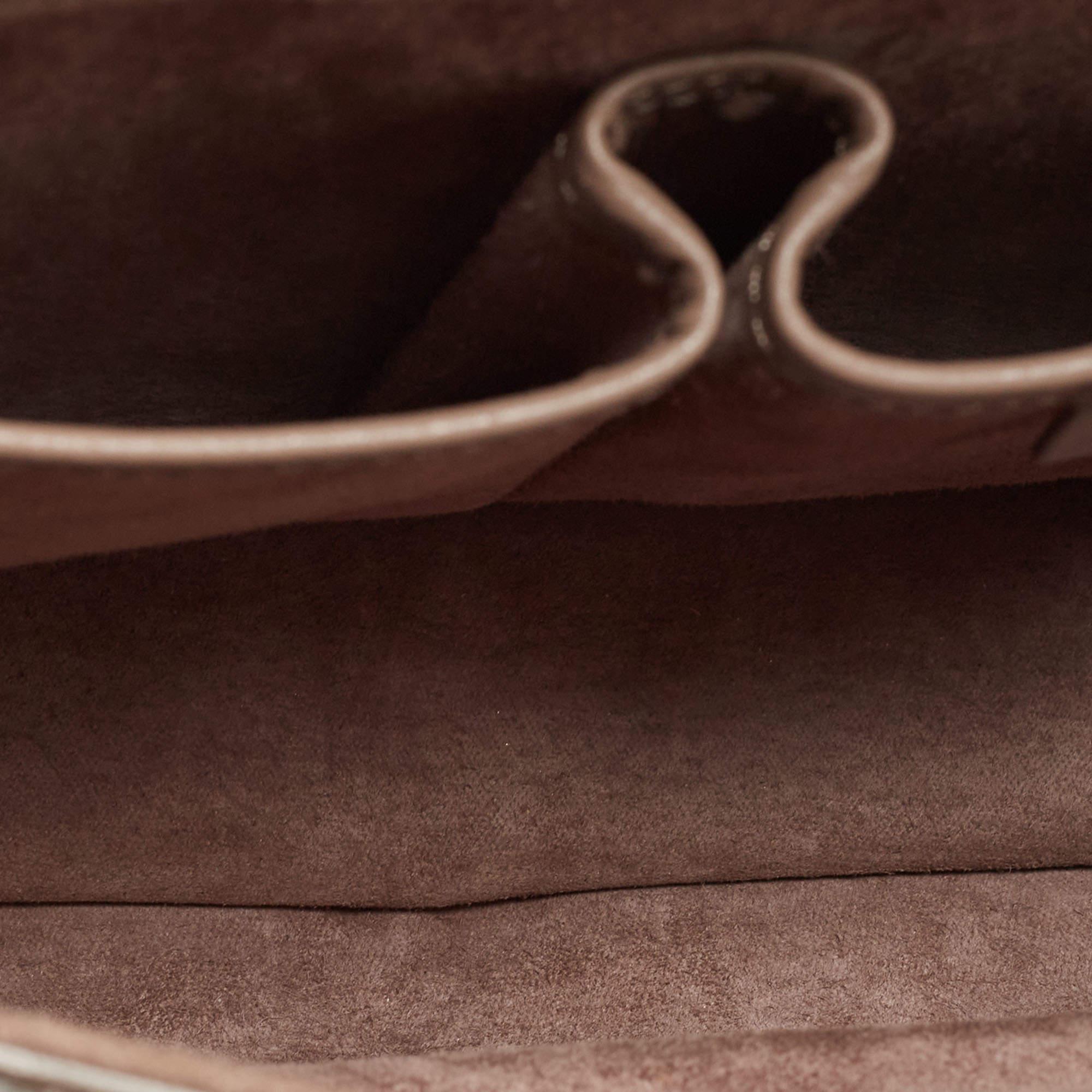 Alexander McQueen Taupe Textured Leather Heroine Chain Shoulder Bag 11