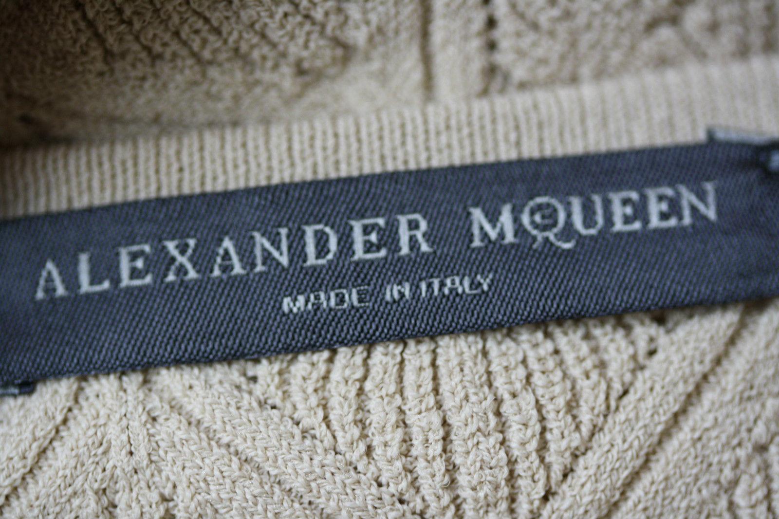 Alexander McQueen Textured Knit Maxi Dress In Excellent Condition In London, GB